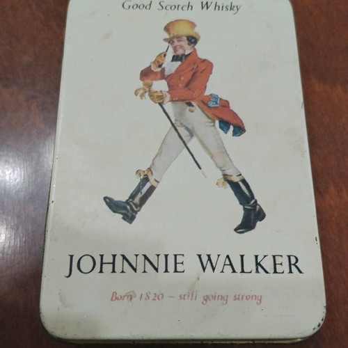Jonny Walker collectible playing cards used with metal box
