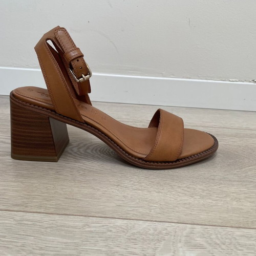 Tamaris summer sandals size 40 new, brown with ankle strap
