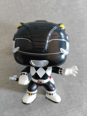 Funko Pop φιγούρα βινυλίου Black Ranger μεταχειρισμένη, λείπει κομμάτι, χωρίς κουτί