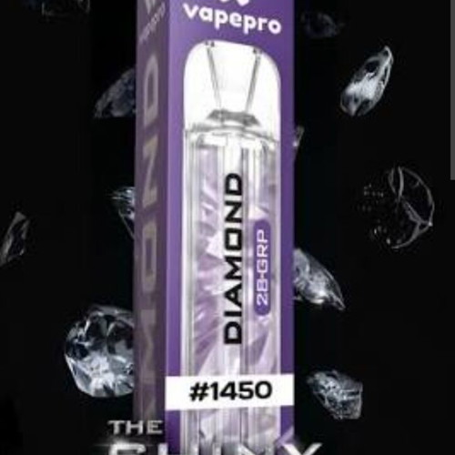 VapePro Diamond disposable vapes new, 1450 puffs