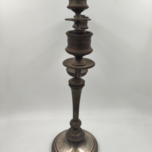 Christofle silver-plated candelabra used