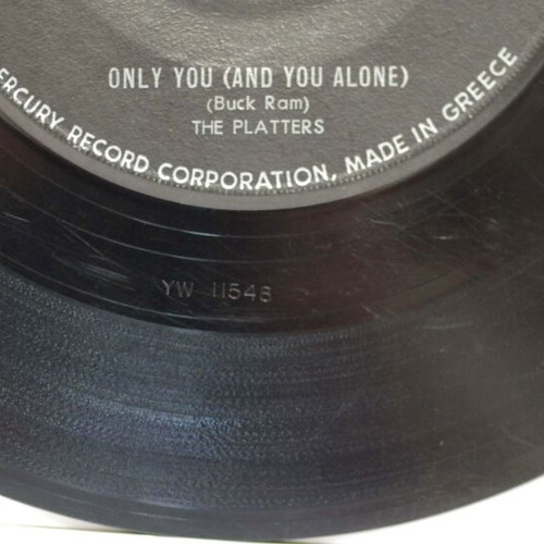 The Platters Only You (And You Aline) & It Isn't Right 7'' vinyl used, pop