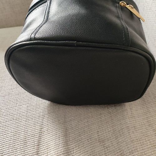 Pierre Balmain vegan leather vanity case like new, black
