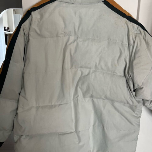 Umbro men's puffer jacket used, beige, size XL