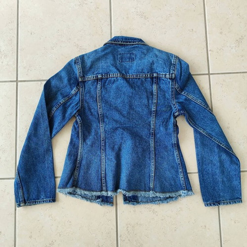 Vintage girls' denim jacket like new, size 10/12, blue
