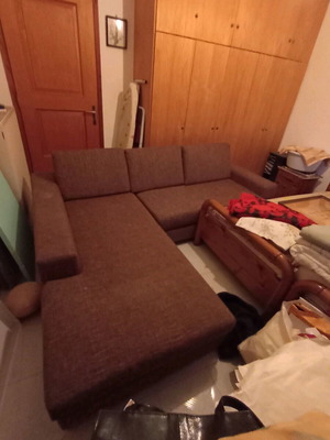 Corner sofa Greek made like new, exceptional quality furniture