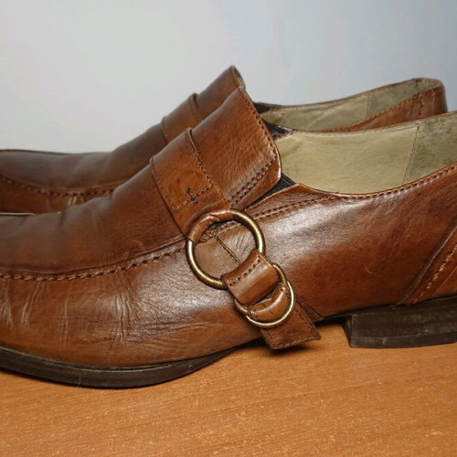 Zara men's shoes used, brown, size 44, loafers