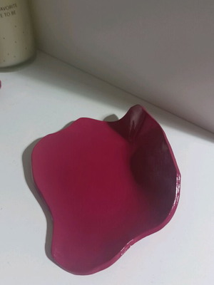 Clay jewelry tray new, handmade with acrylic paint