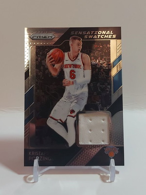 Panini Prizm Sensational Swatches Kristaps Porzingis jersey card new