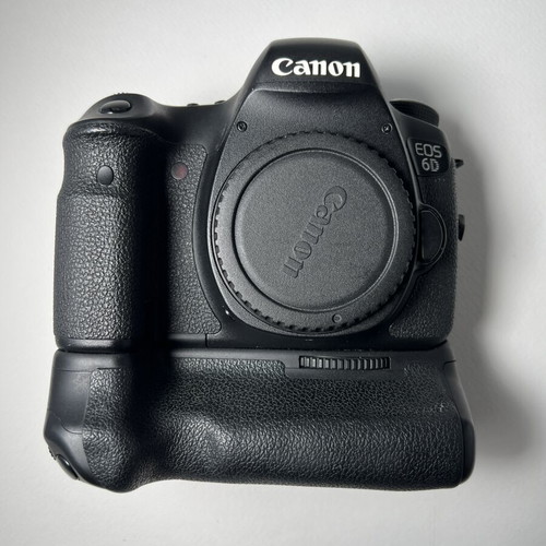Canon EOS 6D Full Frame DSLR with Battery Grip used