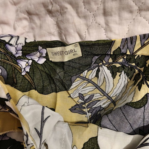 Sweet Miss viscose dress used, multicolor with floral patterns