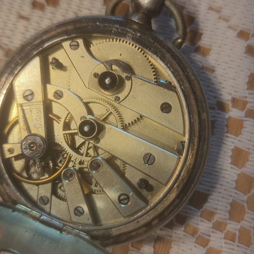 Hector de Bray antique pocket watch, key wind, c. 1870–1900