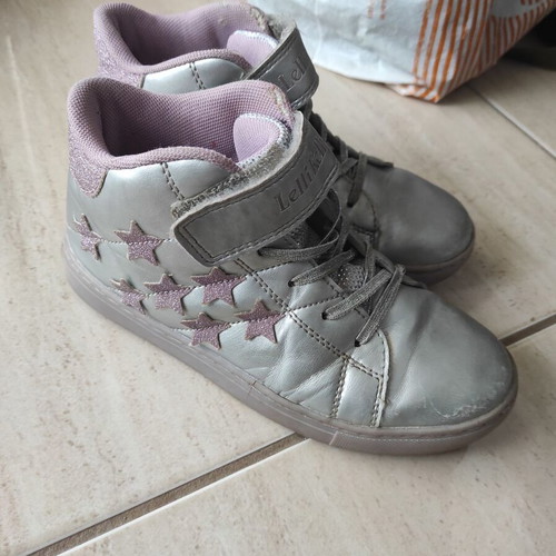 Lelly Kelly boots used size 33 grey and pink