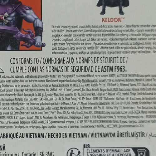 Keldor Action Figure Mattel MOTU Origins 200X Cartoon Collection new