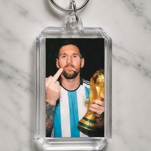 Acrylic keyring inspired by 2022 FIFA World Cup