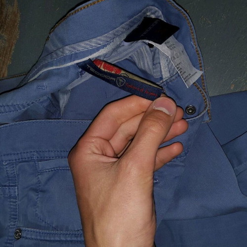 Men's pants Teodor used, size M and L, blue