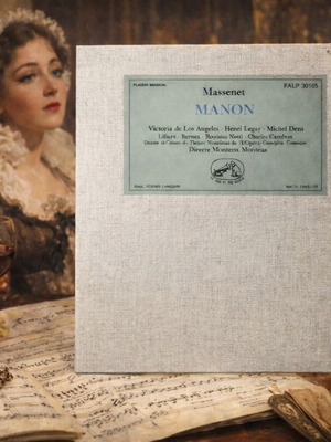Jules Massenet Manon Vinyl LP like new, opera classic