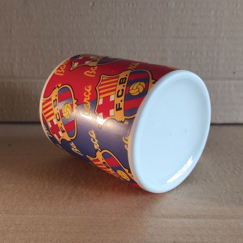 FC Barcelona coffee mug new, ceramic with team logo