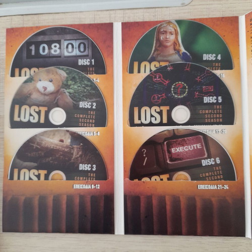 Lost The Missing DVD used, first and second season, 11 DVDs
