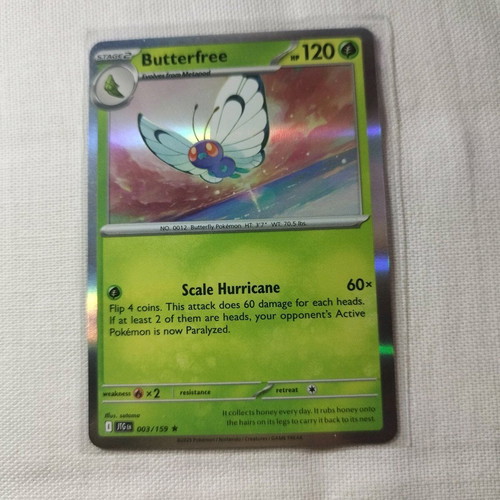 butterfree pokemon cards Pokemon Card Japanese Butterfree 003/100 sv9 TCG main image 1