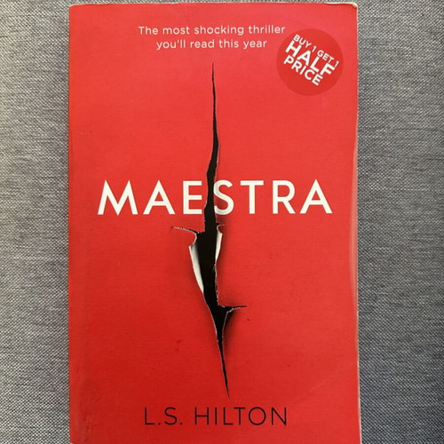 Maestra by L. S. Hilton used, English