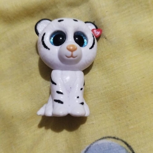 Ty Beanie Boos Mini Tundra White Tiger like new collectible