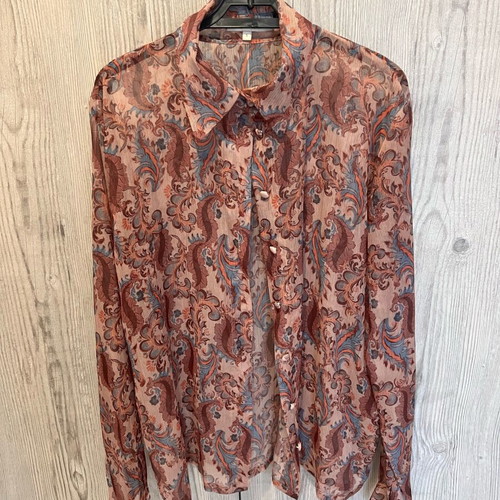 Vassia Kostara set with wrap skirt and shirt like new