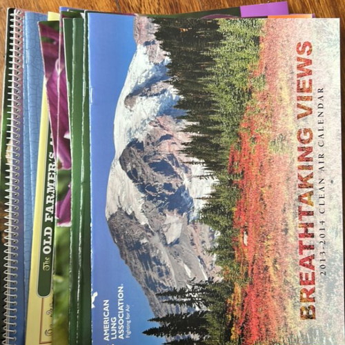 Vintage calendars new, pack of 13 with stunning photos