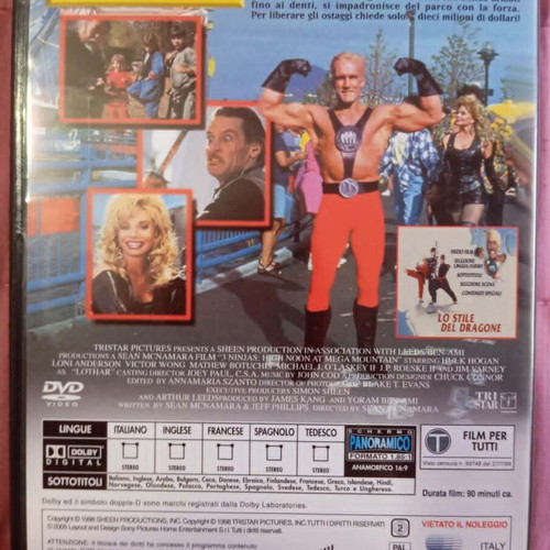 3 Ninjas High Noon At Mega Mountain DVD new with Greek subtitles