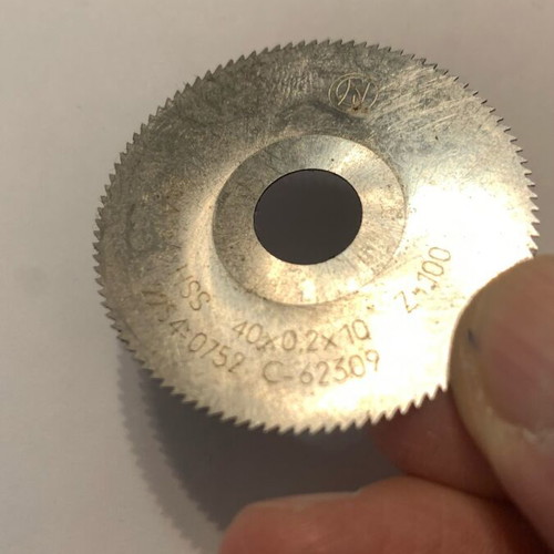 Small metal cutting disc new