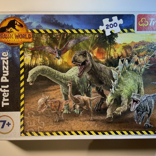 Dinosaur Puzzle 200 Pieces New, Simple for Kids 7+