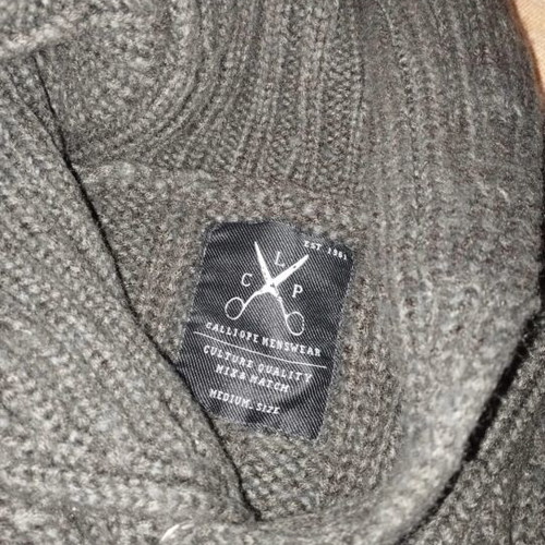 Abrand Jeans men's knitted sweater M, like new, gray