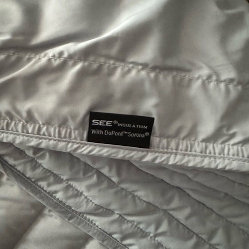 Wellensteyn Mol men's white puffer without hood, like new, size L