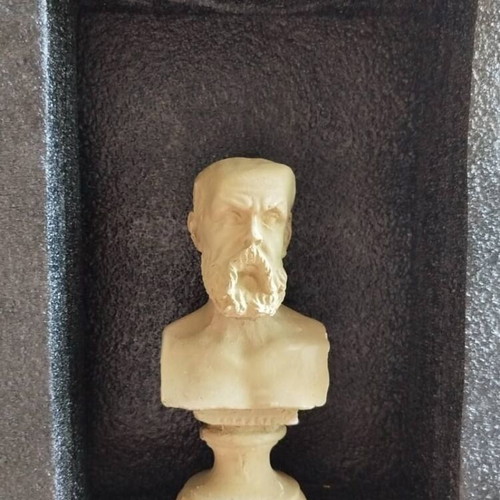 Socrates Philosopher Statue gypsum 15 cm height solid new