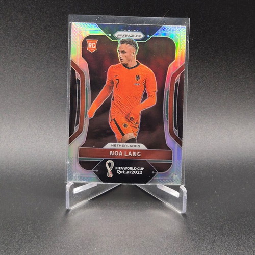 2022 Panini Prizm World Cup Qatar Silver Prizm Noa Lang #160 Rookie RC used