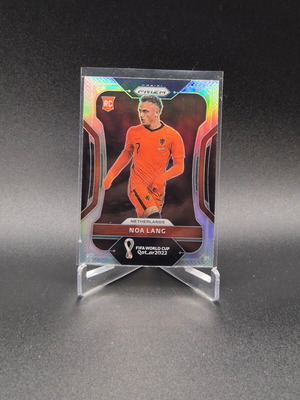 2022 Panini Prizm World Cup Qatar Silver Prizm Noa Lang #160 Rookie RC used