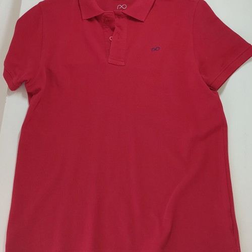 Prince Oliver men's short-sleeve polo shirt red size M new