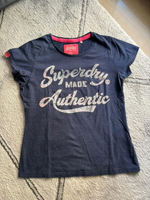 Superdry short sleeve women's t-shirt blue like new, size XL
