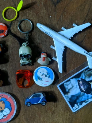 Various used items from the 80s and 90s