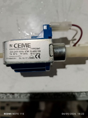 Ceme 47W water pump used for iron