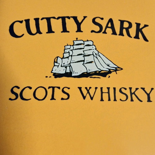 Cutty Sark Scots Whisky clay jug used