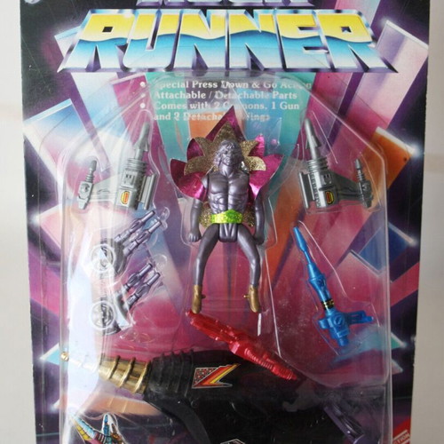 Vintage 80's Rock Runner figure G Man Troops Masters of the Universe He-Man Silverlit sealed new