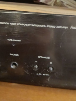 Hi Fi sound system with Technics multi CD player, Sony pick up, Denon amplifier, tuner, equalizer, and Sansui deck used