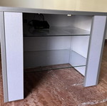 TV table 75×50 silver gray used