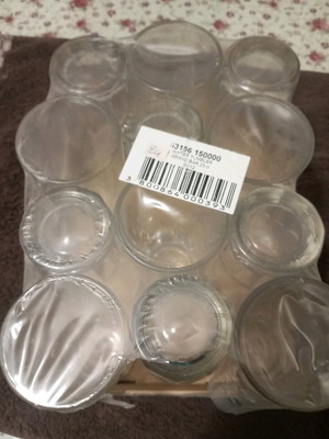 Water glasses new, pack of 12, classic style