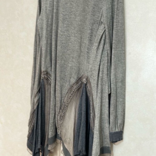 High cardigan new, gray, size M