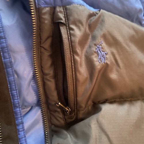 Ralph Lauren kids jacket used, blue and black, age 7-8