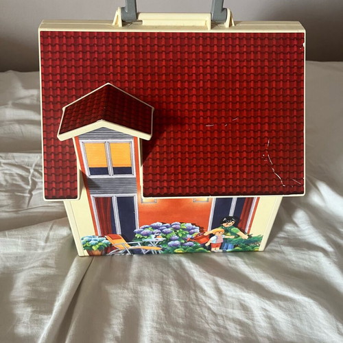 Playmobil house used, empty with all pieces