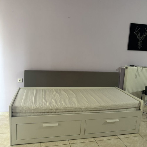 IKEA Brimnes Sofa Bed with Storage and IKEA Vitval Bunk Bed with 3 Mattresses like new