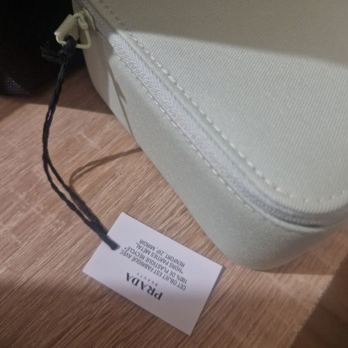 Prada Beauty Vanity Case mint green new